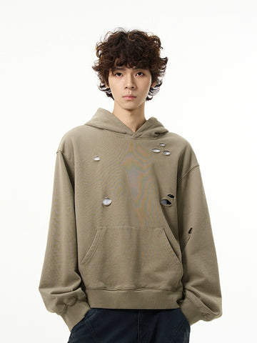 77Fight Multi Rip Hoodie