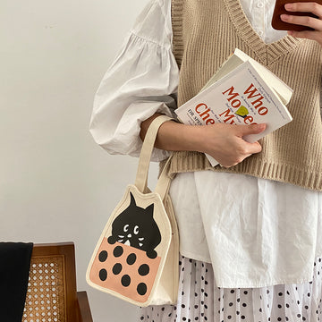 Tang Boba Tea Cat Bag