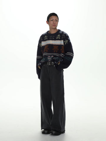 MASONPRINCE Vintage Slot Machine Sweater