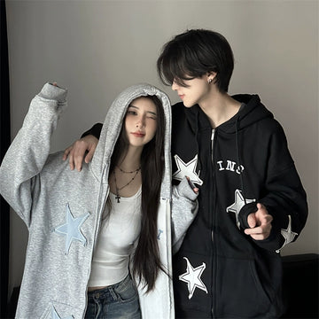YDS All Over Stars Zip-up Hoodie