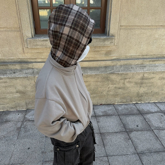 FATEE Plaid Hood Jacket
