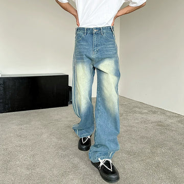 abc Striped Wide Jeans