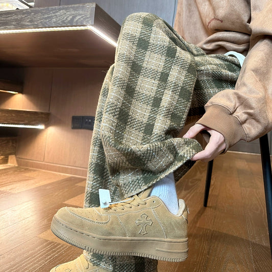 TIA Plaid Drawstring Pants
