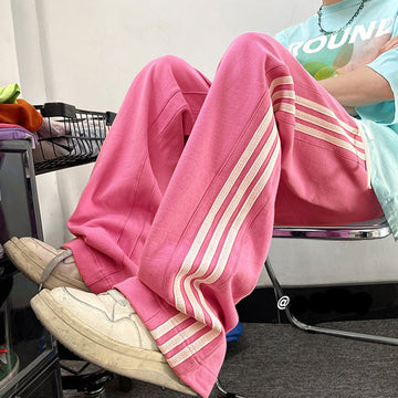 Jian Essential Color Three-stripes Pants