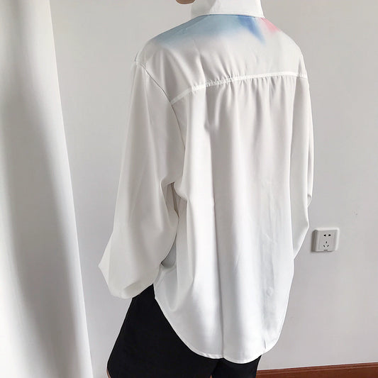 abc Sipping Color Gradient Shirt
