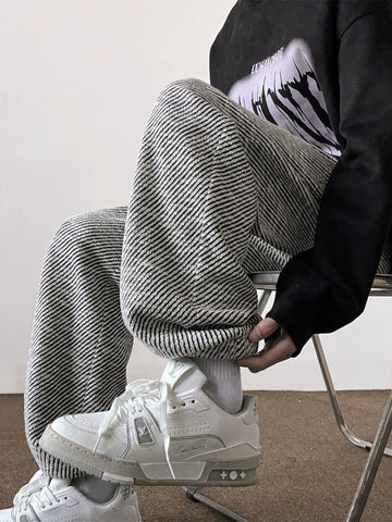 jpq Stripes Drawstring Sweatpants