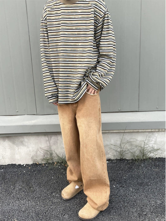 jpq Washed Khaki Jeans