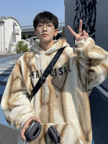jpq Ink Tie-Dye Sherpa Hoodie