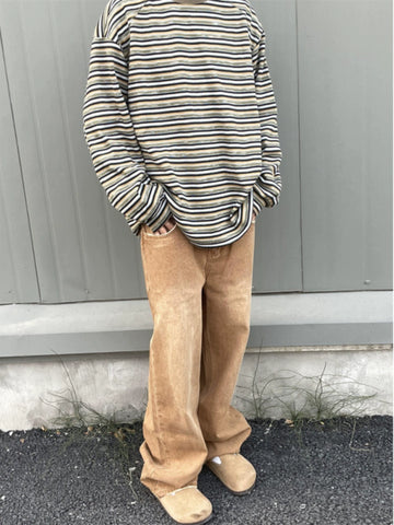 jpq Washed Khaki Jeans