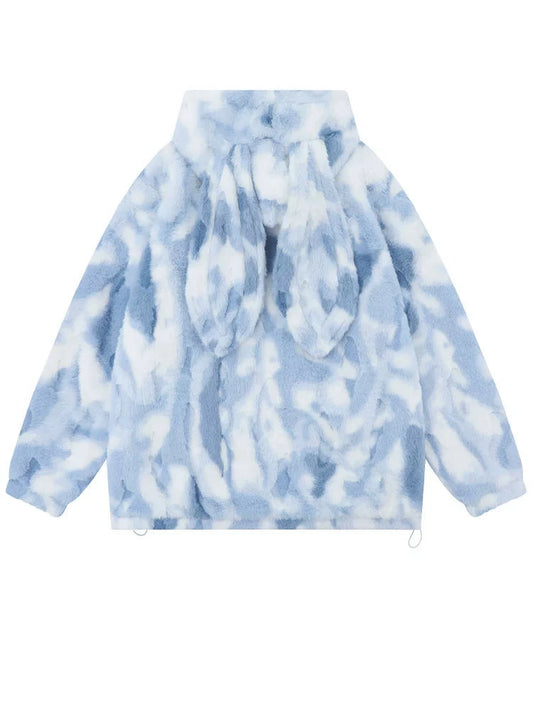 KKYES Fuzzy Bunny Jacket
