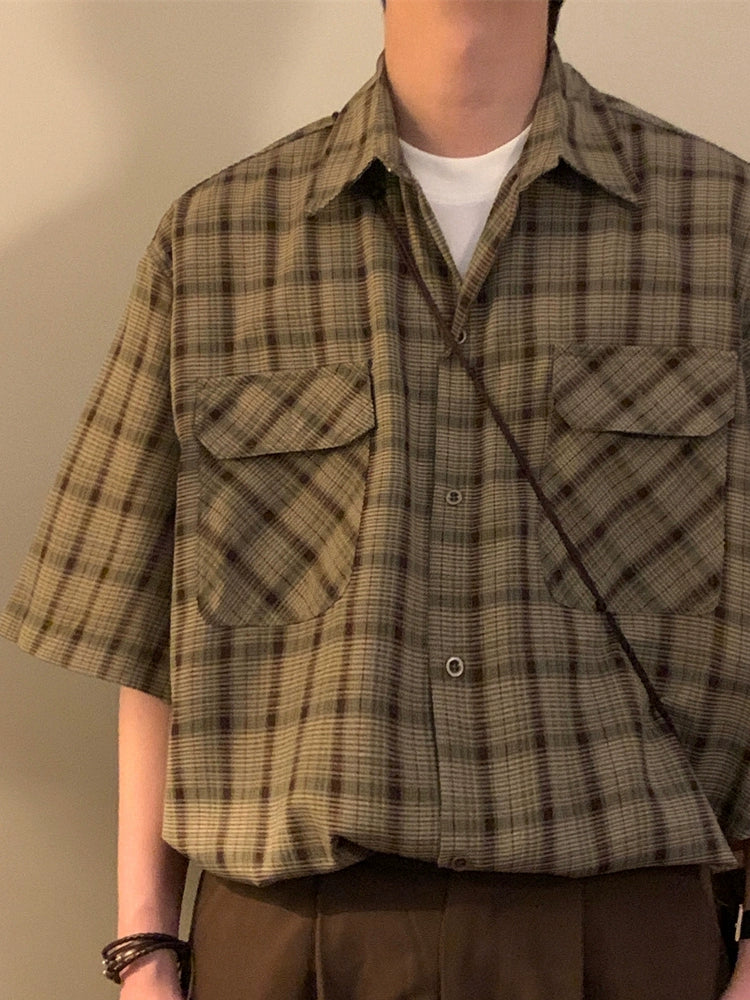 Nagawl Retro Plaid Shirt