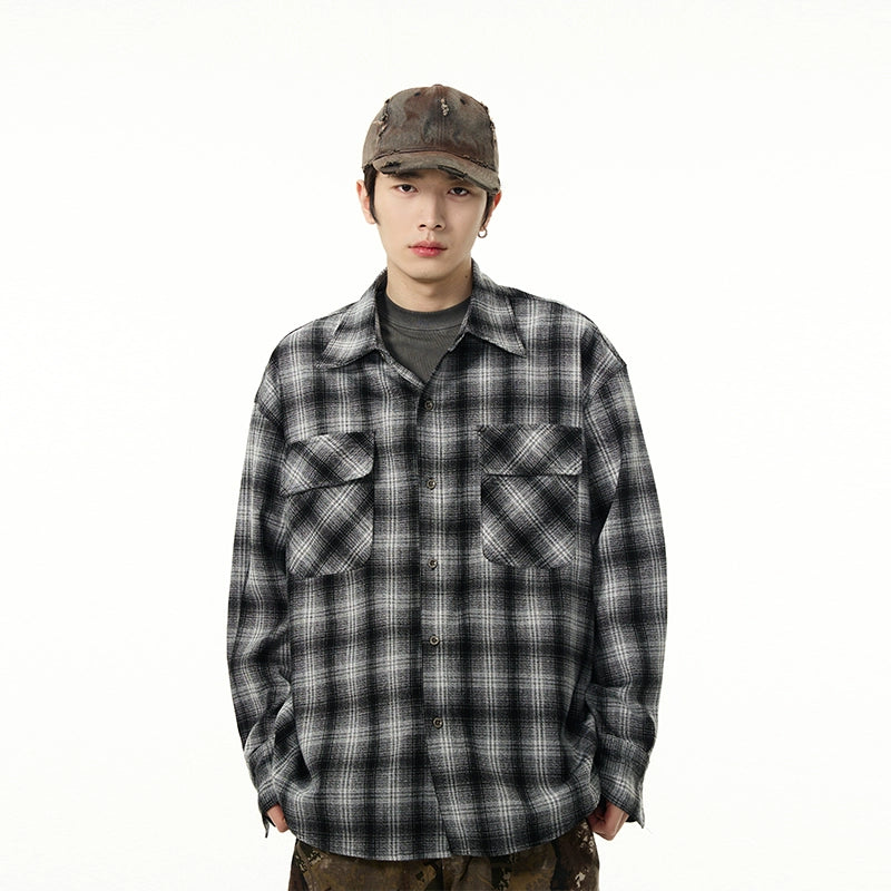 77Fight Retro Plaid Shirt