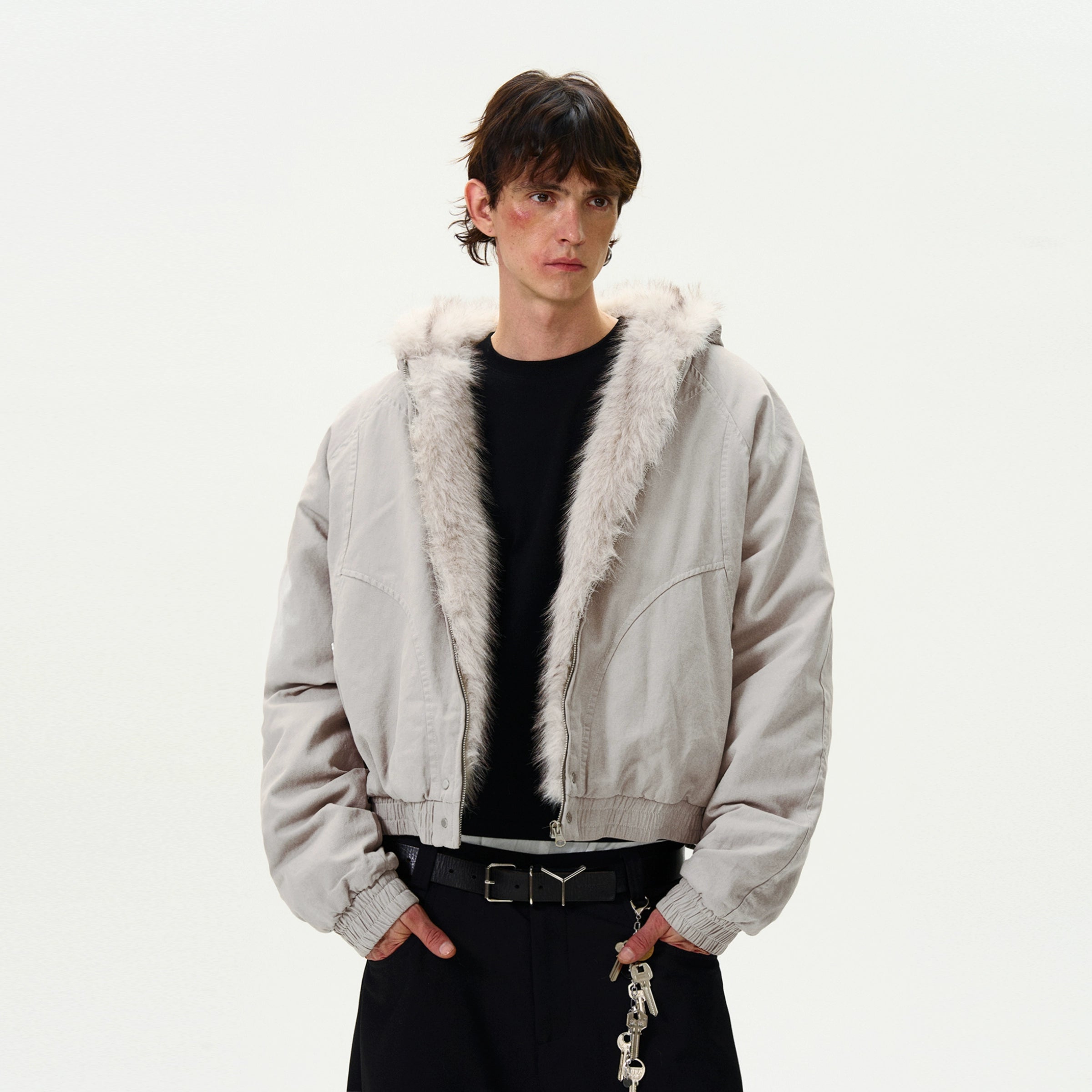 Madwitch Faux Fur Hooded Jacket