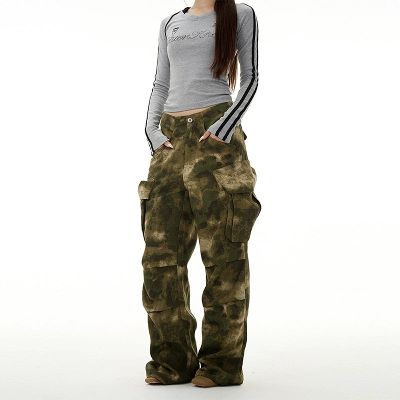 77Fight Baggy Camo Pants