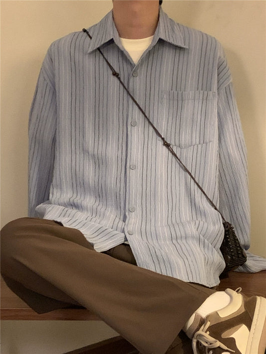 Nagawl Vintage Striped Shirt