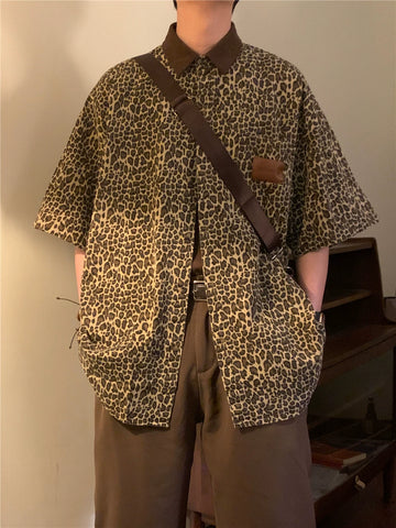 Nagawl Leopard Print Shirt