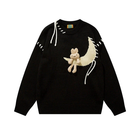 KKYES Bunny on Moon Sweater