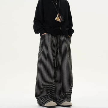 Madwitch Striped Drape Pants