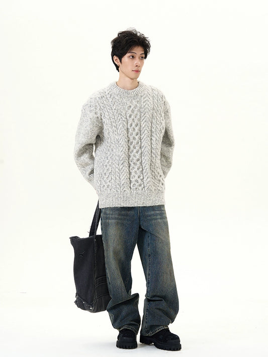 77Fight Twists Knit Sweater