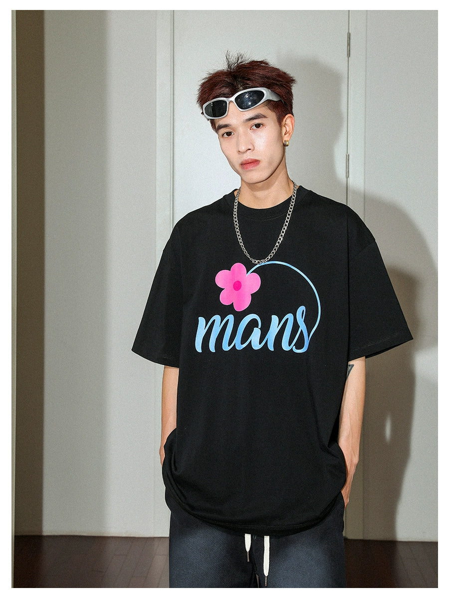 Manyston Basic Flower Tee