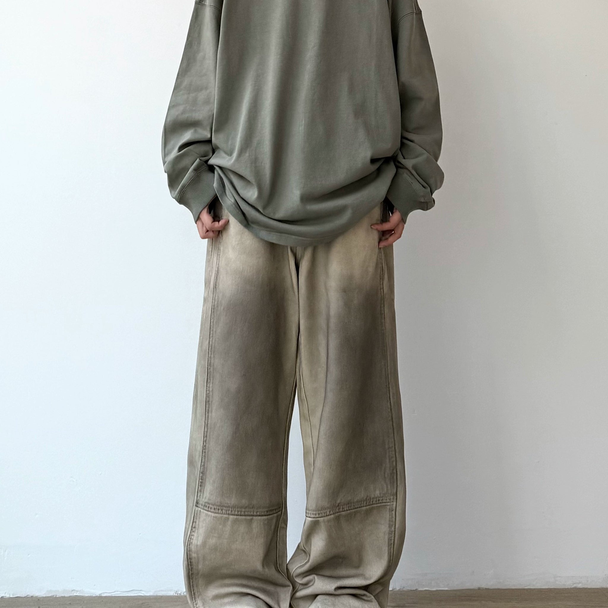 EVER Dirty Casual Long Pants