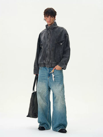 Madwitch Irregular Denim Jacket