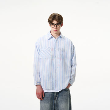 Madwitch Classic-fit Striped Shirt