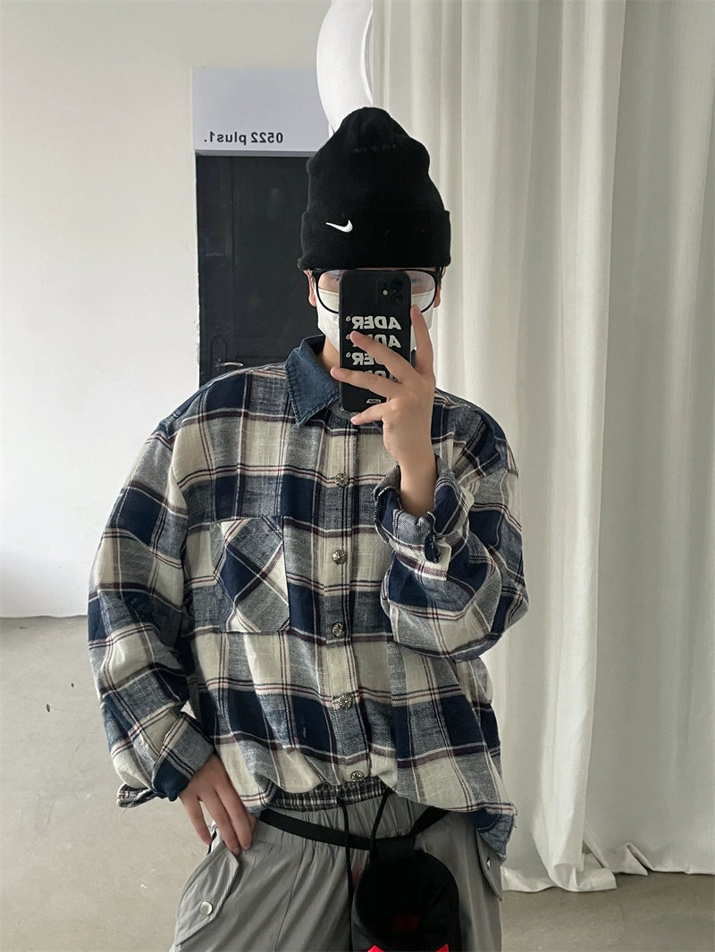 Jusho Vintage Plaid Shirt