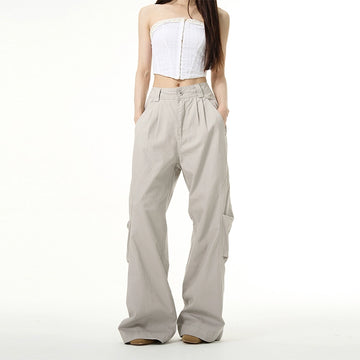 77Fight Loose Drape Pants