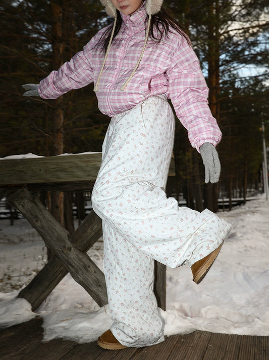 MANYSTON Elastic Waist Snow Pants