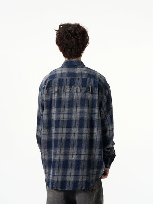 77Fight Basic Plaid Shirt