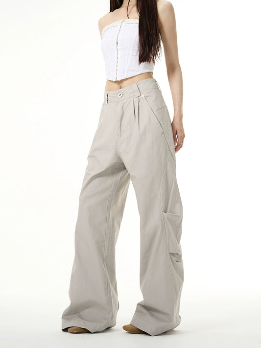 77Fight Loose Drape Pants