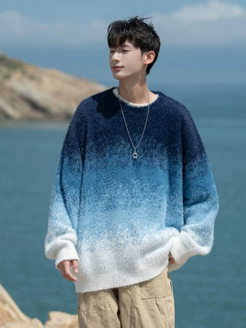 jpq Gradient Mohair Sweater