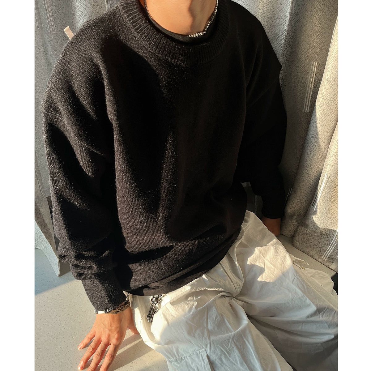 Vatican Basic Color Sweater