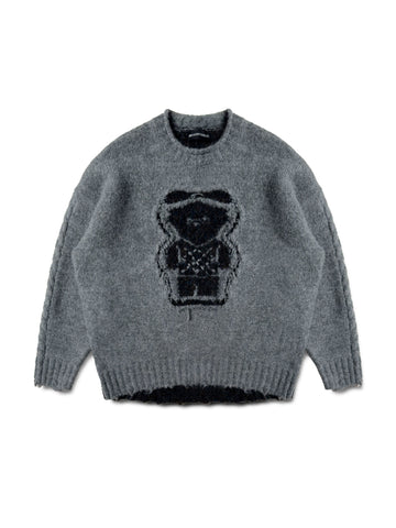 MASONPRINCE Stitched Bear Sweater