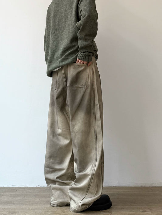 EVER Dirty Casual Long Pants