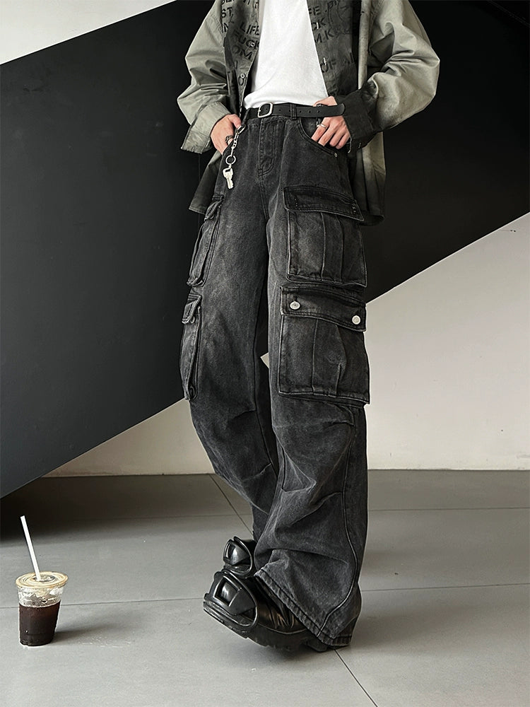 JM Punk Flap Pocket Cargo Jeans