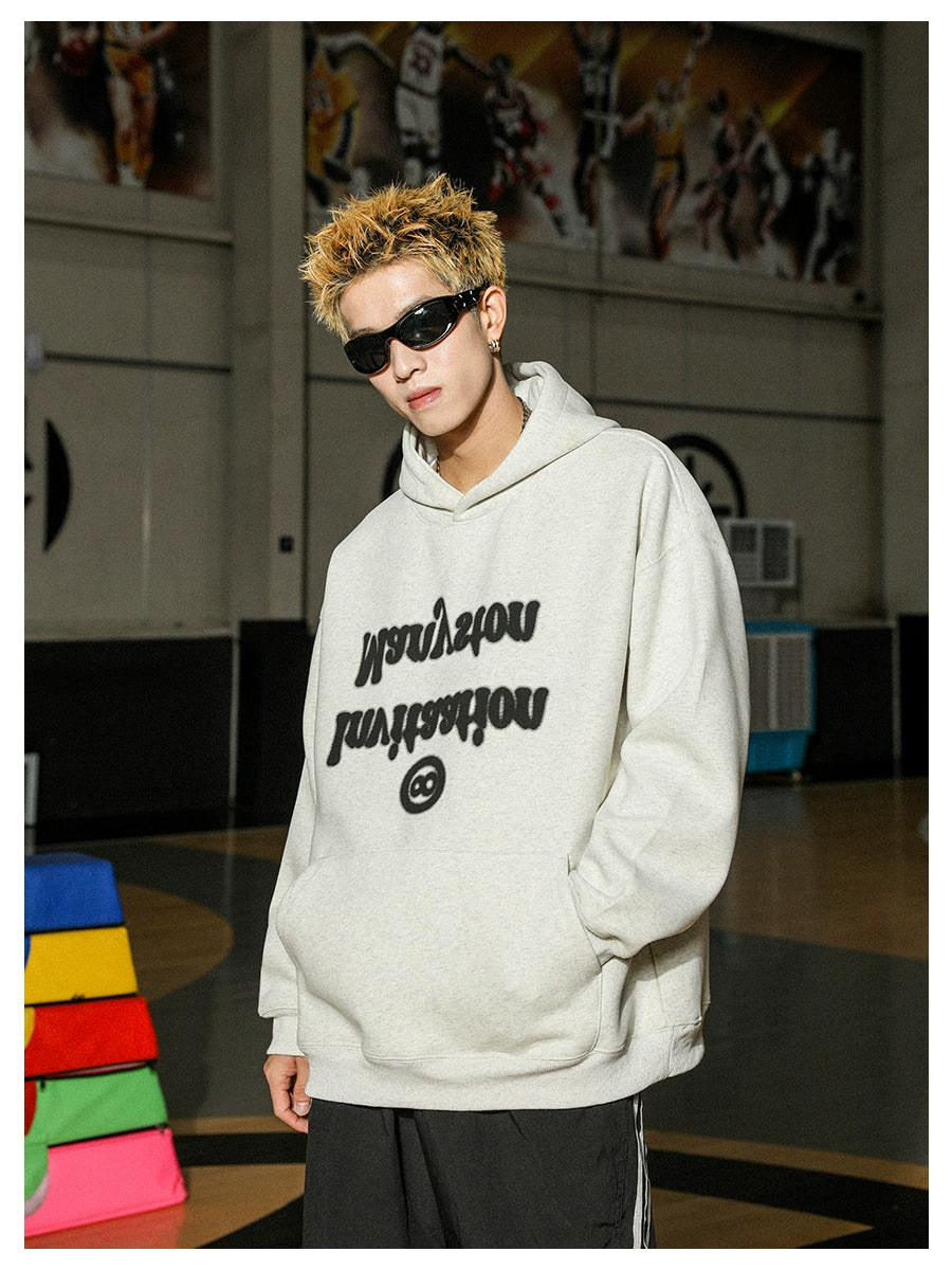 Manyston Upside Text Hoodie