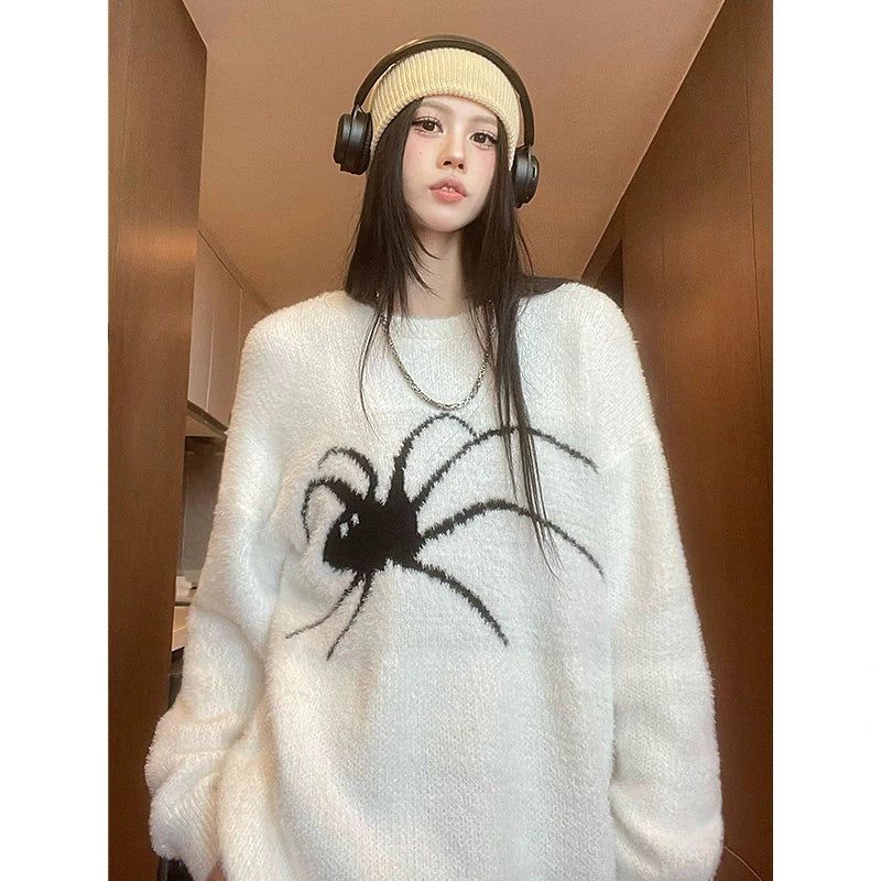 YDS Fuzzy Spider Sweater