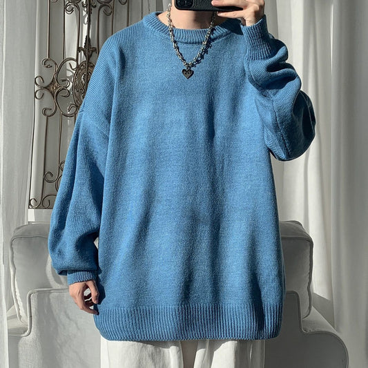 YDS Solid Color Crewneck Sweater