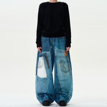 Madwitch Backwards Wide Jeans