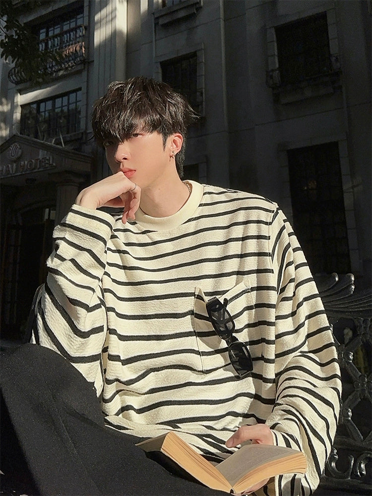 JM Long Sleeve Striped Shirt