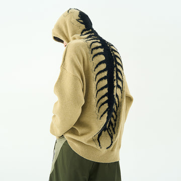 77Fight Centipede Knit Hoodie