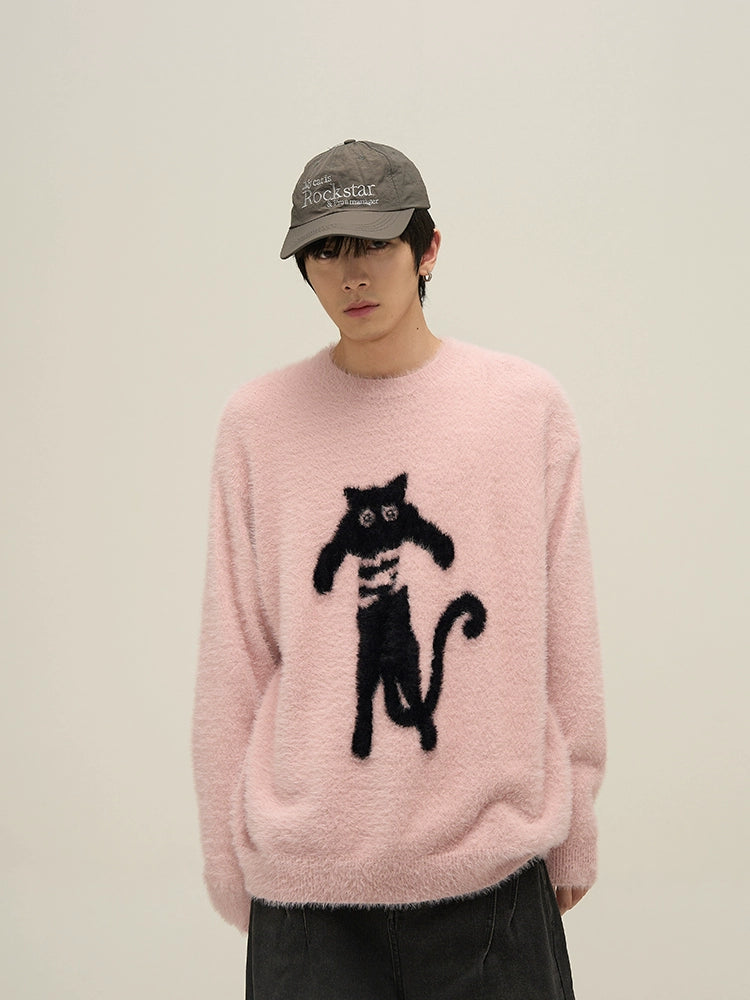 77Fight Lifted Cat Sweater