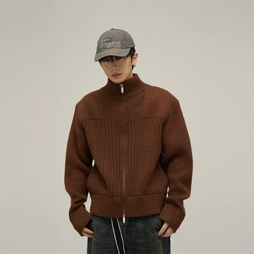 77Fight Vintage Half Turtleneck Zipper Sweater