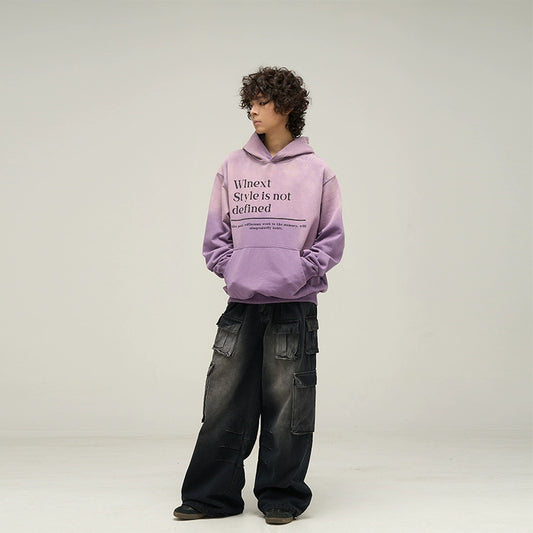 77Fight "Style is not defined" Gradient Hoodie