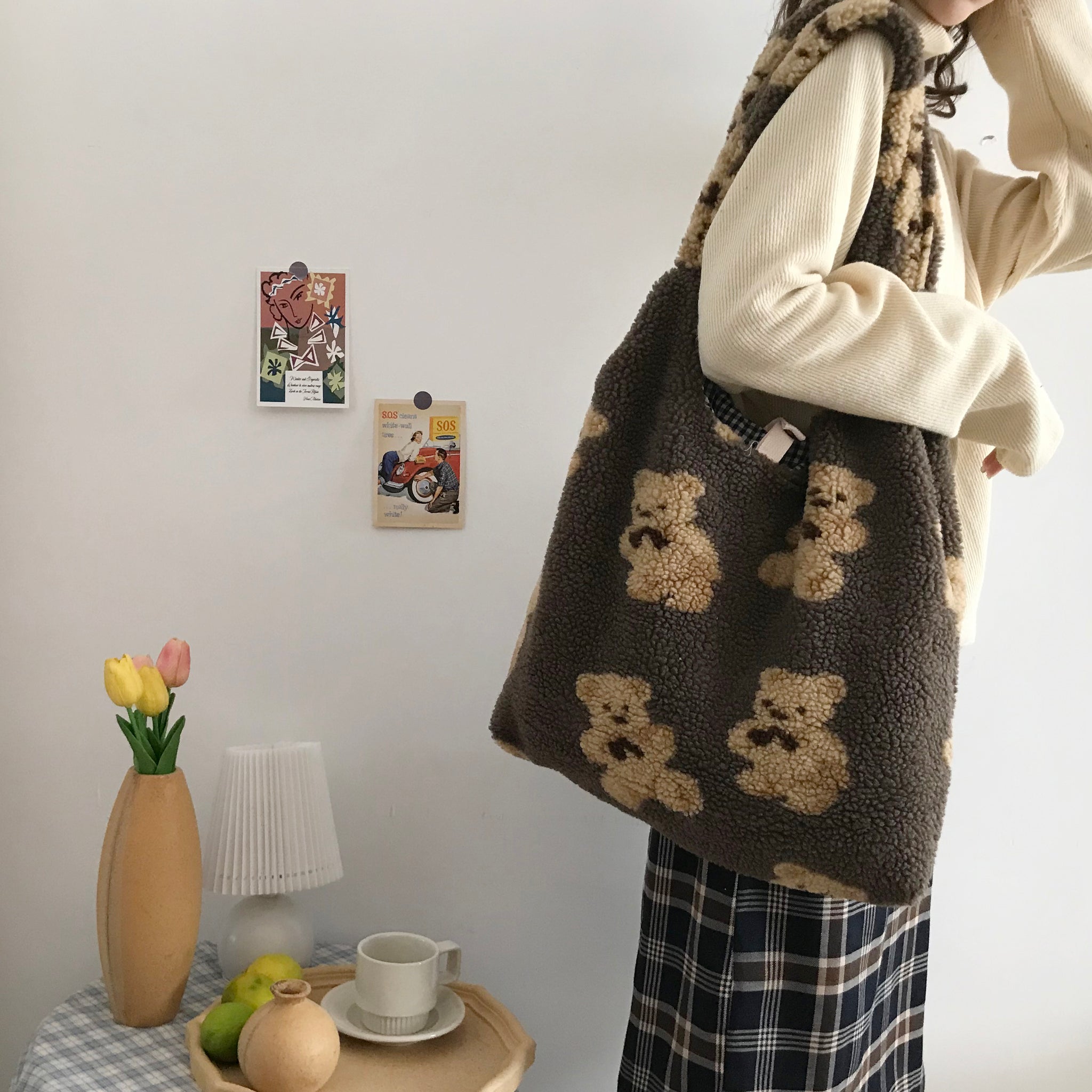Tang All Over Teddy Bears Plush Bag