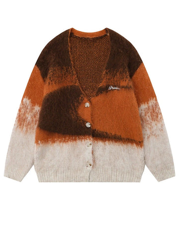 KKYES Desert Wool Knit Cardigan