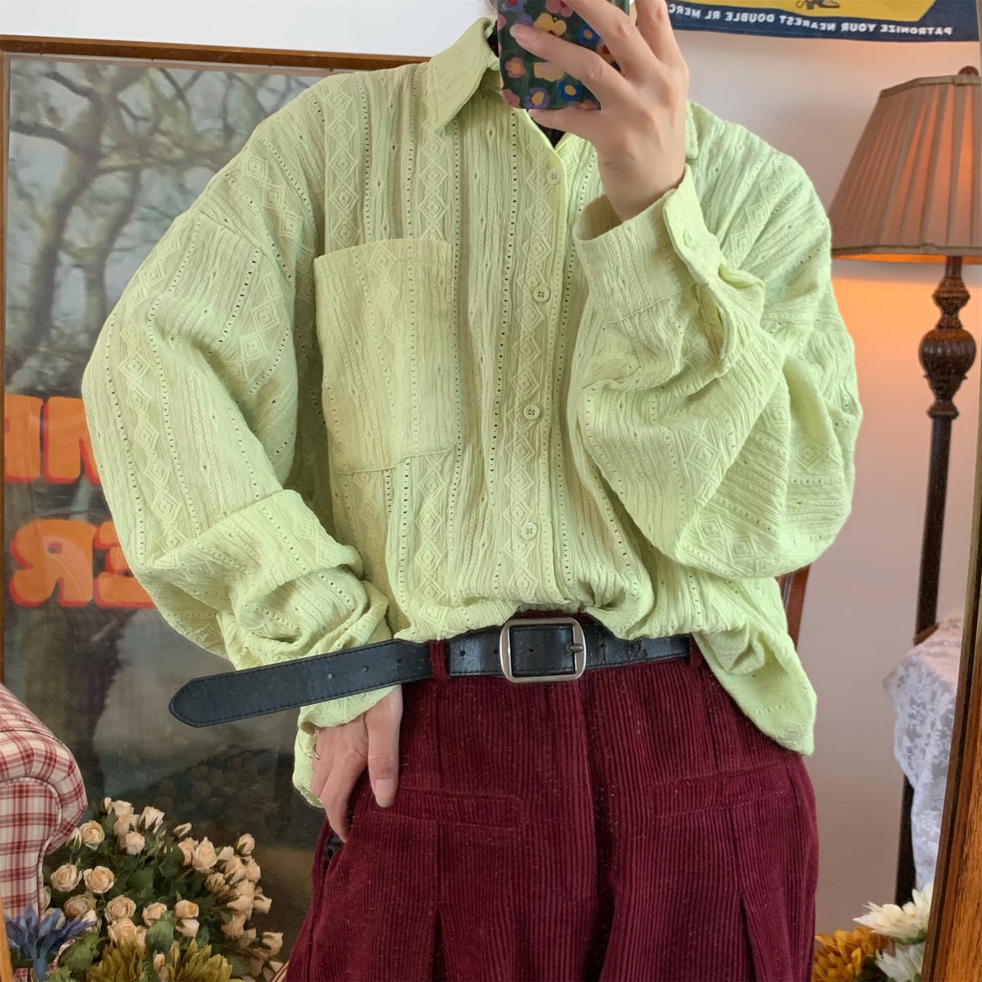 Tablecloth Button-Up Shirt