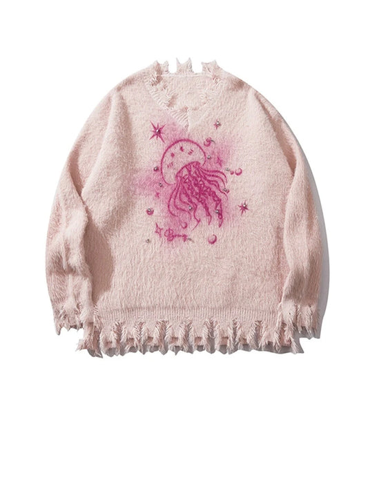 KKYES Cute Jellyfish Sweater